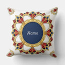 Recherche de mandala complexe coussins Abstrait