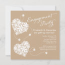 Recherche de carrées fiançailles invitations Fête