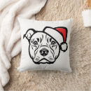 Recherche de staffordshire bull terrier coussins Noël
