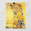 Recherche de baiser vintage cartes postales Gustav klimt