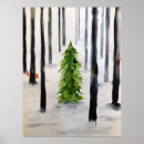 Recherche de fourrure posters Aquarelle