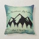 Recherche de montagne coussins Cabine