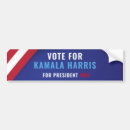 Recherche de parti politique voiture autocollants Kamala harris