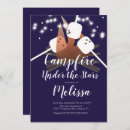 Recherche de marshmallow invitations Camp