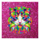 Recherche de chats colorés posters Mignon