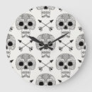 Recherche de jour des morts horloges Crâne