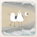 Recherche de oiseaux marins dessous de verres Mouettes