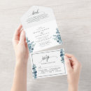 Recherche de dusty blue eucalyptus mariage invitations Aquarelle