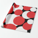 Recherche de pois rouge et blanc papier cadeau Cercles