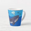 Recherche de baleine tasses Illustration