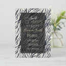 Recherche de zèbre blanc noir invitations Pour elle