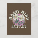 Recherche de vie heureuse cartes postales Super