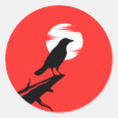 Recherche de lune rouge autocollants Ciel