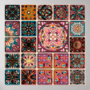 Recherche de motif bohème posters Abstrait