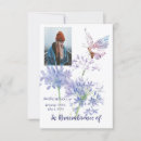 Recherche de souvenir de papillon invitations Mémorial