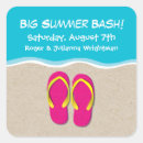 Recherche de flip flop autocollants Plage