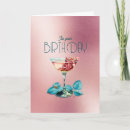 Recherche de elegant cocktail party vœux cartes D'anniversaire