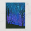 Recherche de ciel nocturne cartes postales Univers
