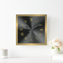 Recherche de acier horloges Métallisé