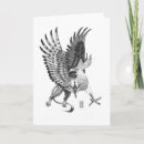 Recherche de créatures mythologiques vœux cartes Griffon