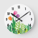 Recherche de murale de tulipe horloges Pour elle