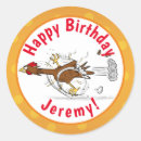 Recherche de poulet drôle autocollants Volaille