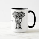Recherche de éléphant noir tasses Animal