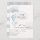 Recherche de snow baby shower invitations Bleu