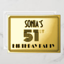 Recherche de 51 anniversaire invitations Cinquante ans