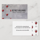 Recherche de vin rouge cartes visite Boss