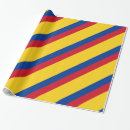 Recherche de jaune rouge papier cadeau Rayures