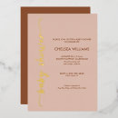 Recherche de gold foil baby shower invitations Moderne