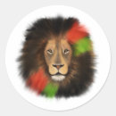 Recherche de lion rouge autocollants Jungle