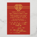 Recherche de chinois moderne mariage invitations Traditionnel
