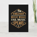 Recherche de jouer de la musique vœux cartes Violon