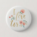 Recherche de pavots roses badges Aquarelles