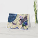 Recherche de hibou vintage vœux cartes Floral