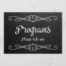 Recherche de programmes de mariage invitations Noir et blanc