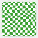 Recherche de damier vert autocollants Géométrique