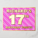 Recherche de 17 ans invitations Rose