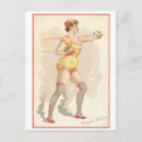 Recherche de femmes fortes cartes postales Vintage