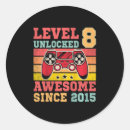 Recherche de gamer vintage autocollants Niveau