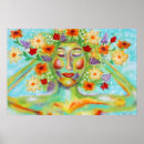 Recherche de peinture de fleur de pensée posters Floral