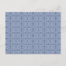 Recherche de motif circulaire cartes postales Bleu