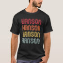 Recherche de hanson tshirts Nom
