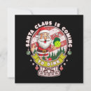 Recherche de funny noël invitations Père noël drôle