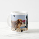 Recherche de empreinte de patte de chien tasses Photo collage