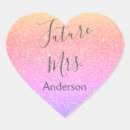 Recherche de coeurs roses autocollants Pour elle