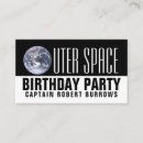 Recherche de science fiction invitations Fête d'anniversaire