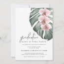 Recherche de luau graduation invitations Aquarelle florale